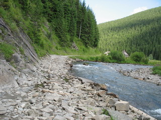 Размытая дорога